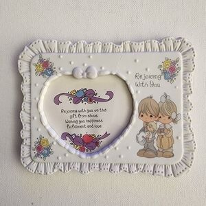 Precious Moment's Vintage Picture Frame for Arrival of new Baby